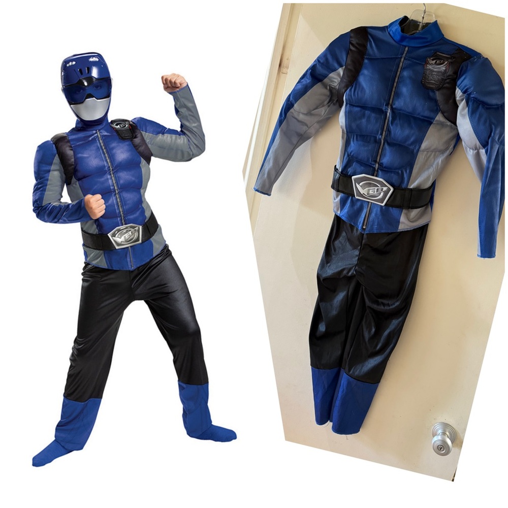 Kids Power Rangers Beast Morphers Superhero Costume